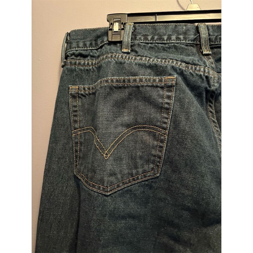 Levi's Men's 559 Relaxed Straight Jeans Blue Size 40BT 40x32 Dark Wash - Picture 7 of 11